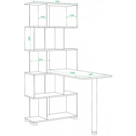 Письменный стол СЛ-5СТ БЕНБЕ