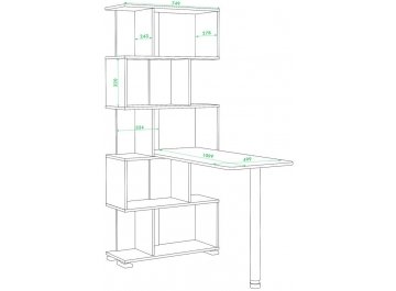 Письменный стол СЛ-5СТ НБЕН