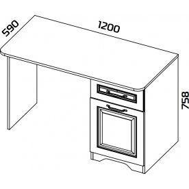 Письменный стол Тоскана ТД-353.15.02