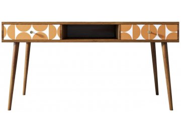 Компьютерный стол Воаб орех / принт 23