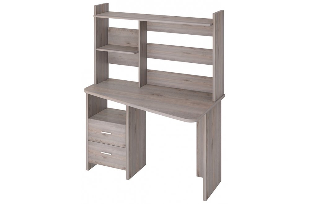 Стол компьютерный с надстройкой 120 х 60 см трапеция нельсон правый