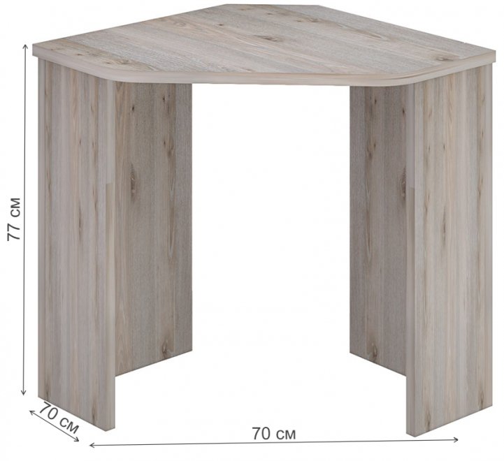 Стол компьютерный угловой 70 х 70 см нельсон