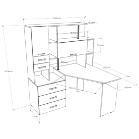 Компьютерный стол Джаз-16