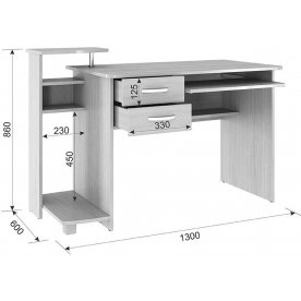 Компьютерный стол Ирбис