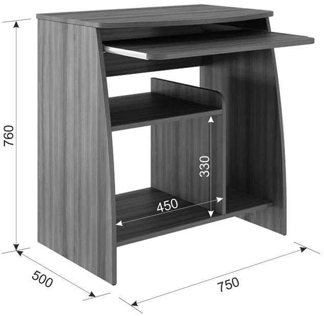 Стол компьютерный Кроха венге