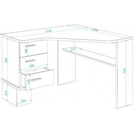Компьютерный стол Юранта-45С