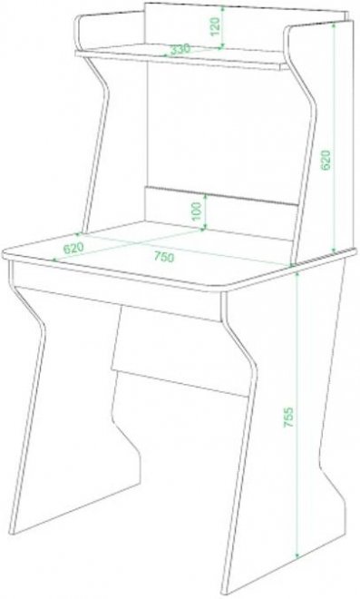 Стол компьютерный СК-11 венге