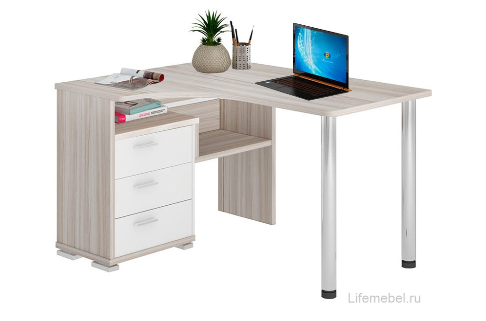 Компьютерный стол Жаспера-132С-130 левый