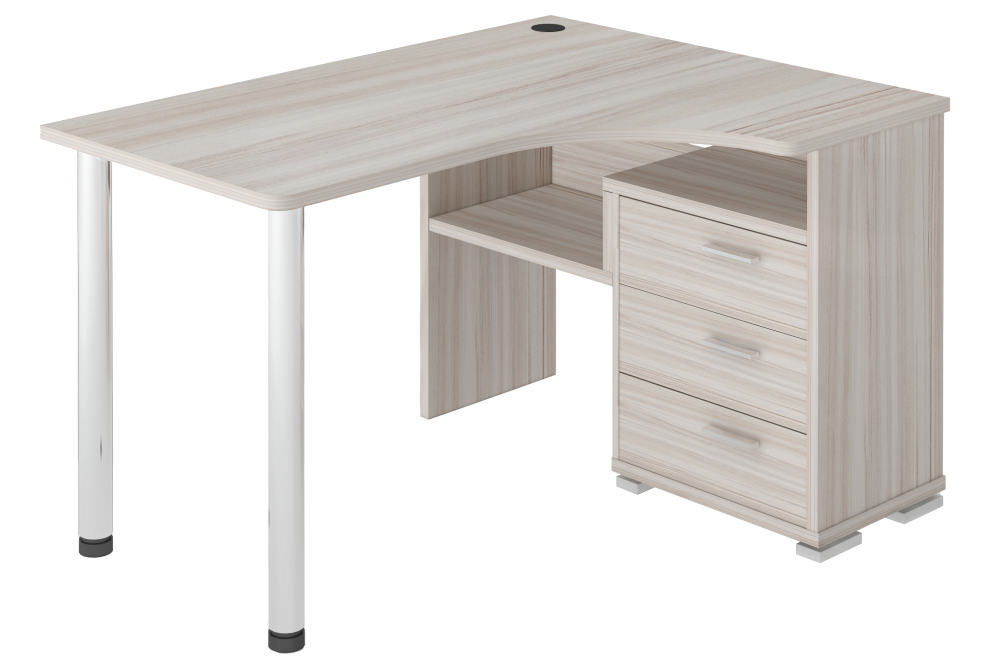 Компьютерный стол Жаспера-132С-130 правый карамель