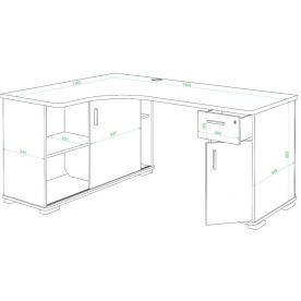Компьютерный стол Жаспера-140М