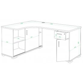 Компьютерный стол Жаспера-140М