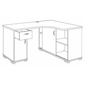 Стол компьютерный Жаспера-160М