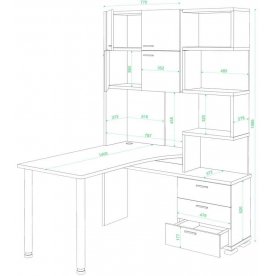 Компьютерный стол Жаспера-500М / 140