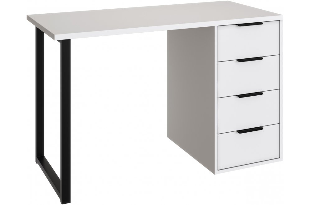 Стол С-400 белый структурный / меренга