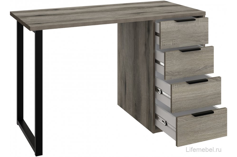 Стол С-400 дуб эвок / дуб сонома темный