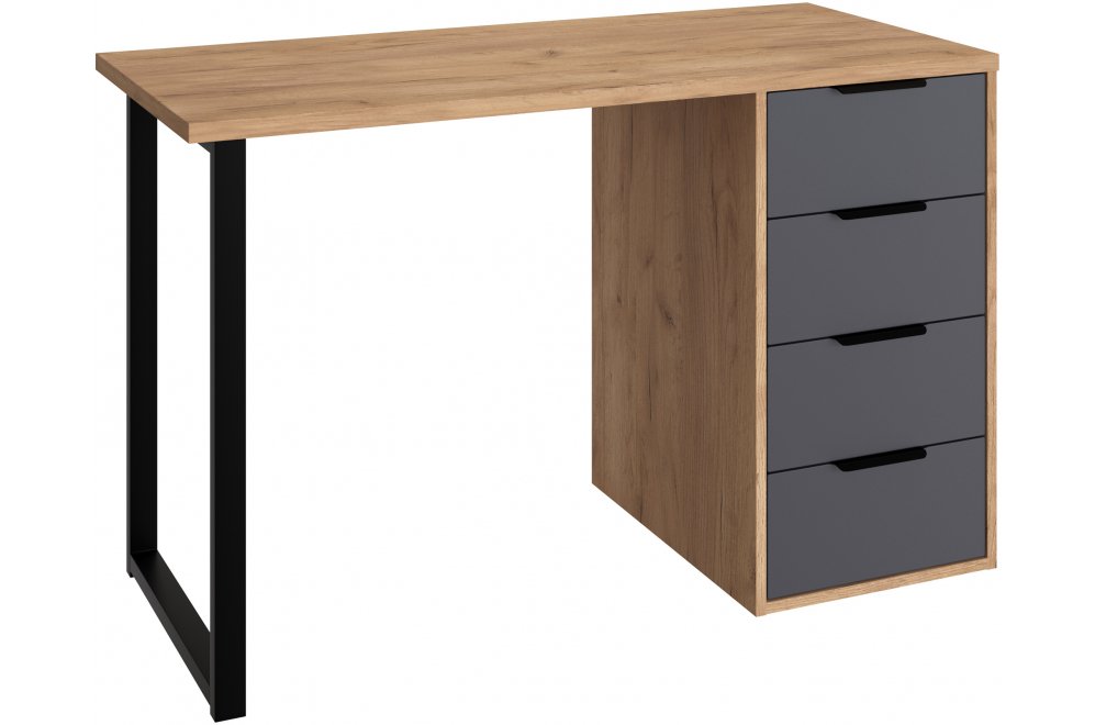 Стол С-400 дуб крафт золотой / графит