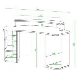 Письменный стол СК-160 ПРОФИ