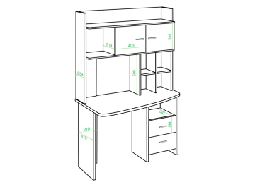 Письменный стол Беланта-Крл 120