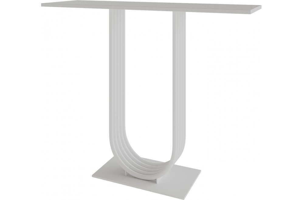 Консольный столик Arfeo 35x80x100 белый металл
