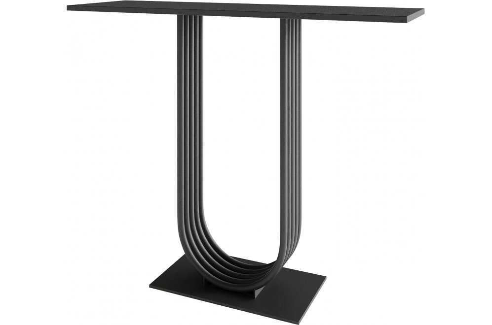 Консольный столик Arfeo 35x80x100 черный металл