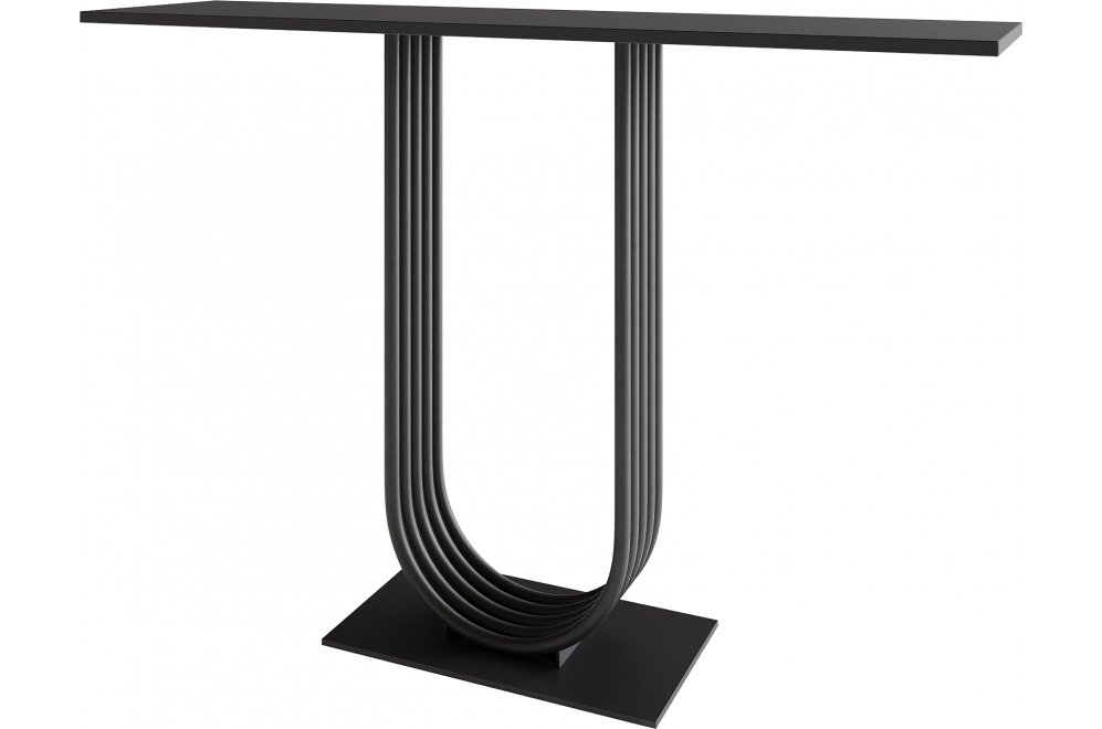 Консольный столик Arfeo 40x80x120 черный металл