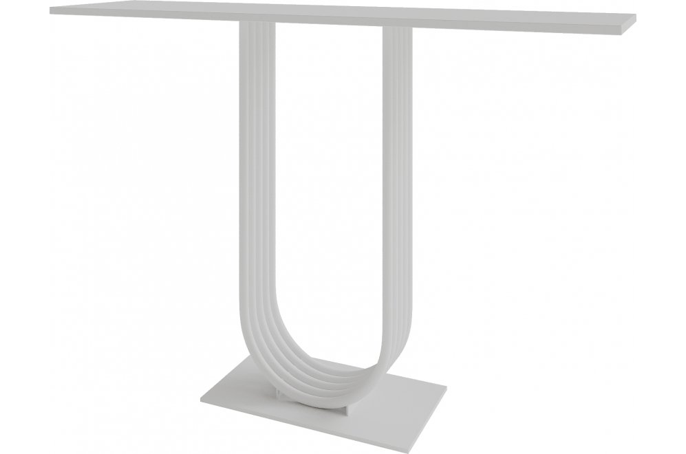 Консольный столик Arfeo 40x80x120 белый металл