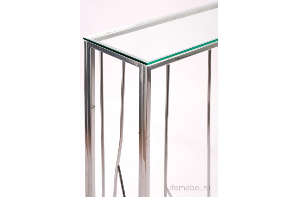 Консольный столик Armada прозрачный / хром