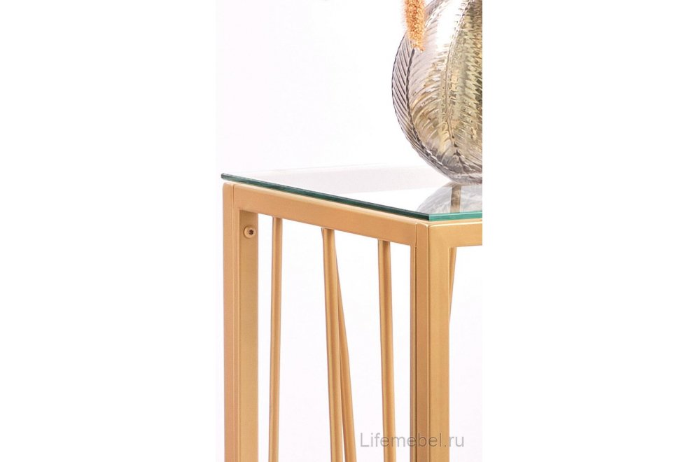 Консольный столик Armada прозрачный / золото