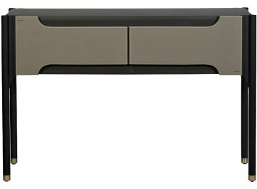 Стол-консоль Джималди черный / серо-бежевый