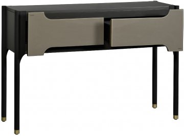 Стол-консоль Джималди черный / серо-бежевый