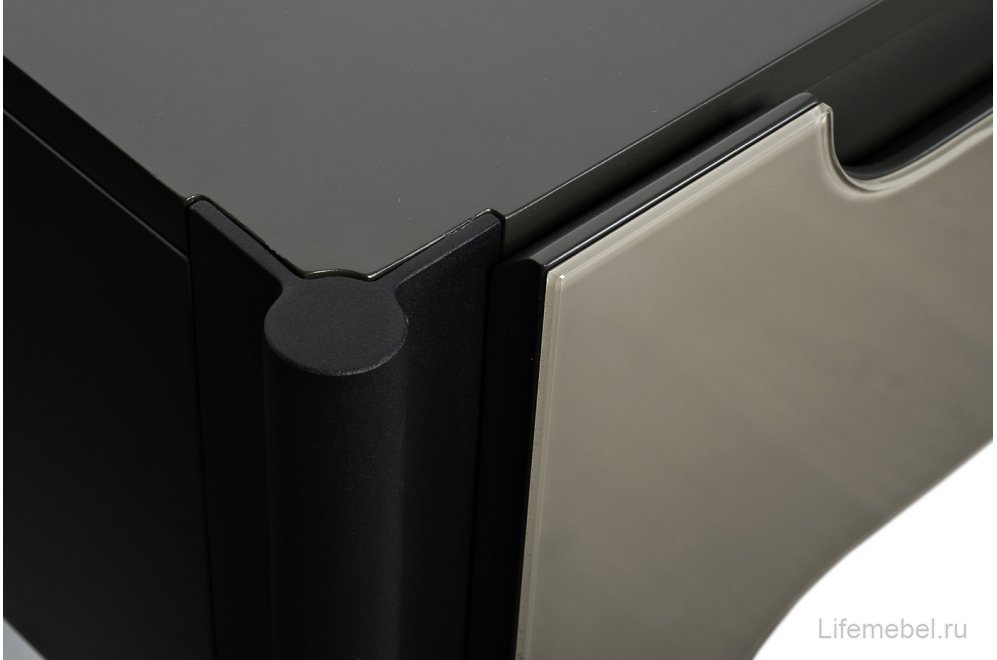 Консольный столик Джималди черный / серо-бежевый