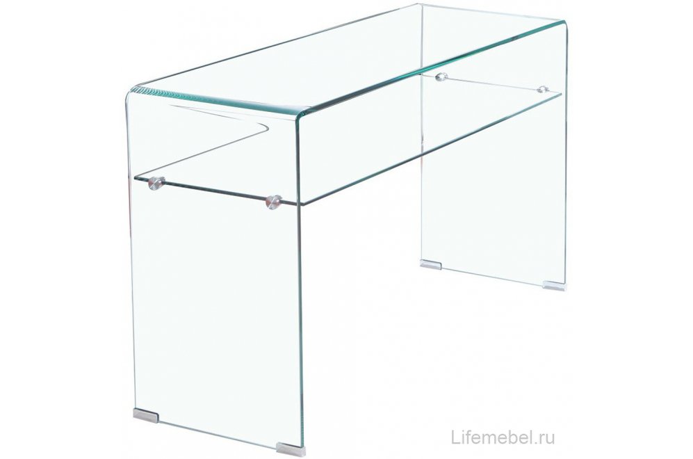 Консольный столик Лейса прозрачный