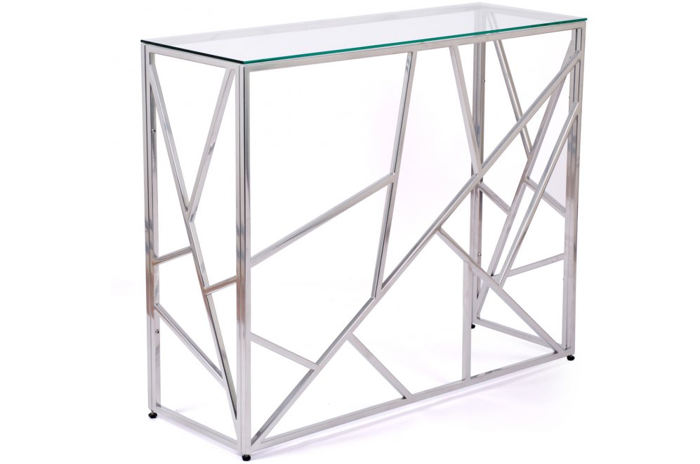 Консольный столик Zest прозрачный / хром