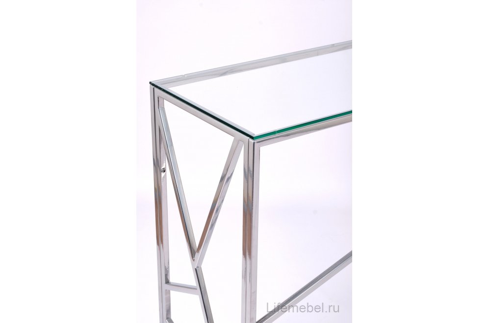 Консольный столик Zest прозрачный / хром