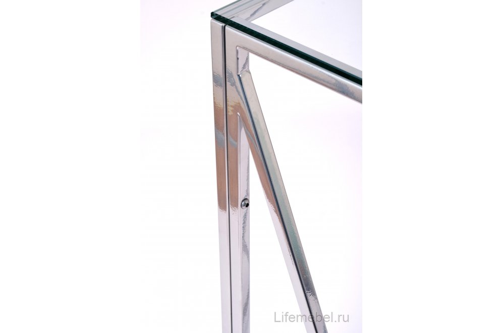 Консольный столик Zest прозрачный / хром