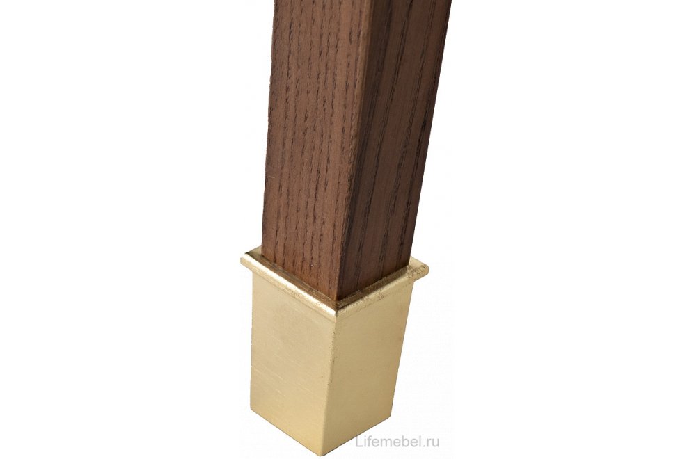 Консольный столик Тиа темный орех / черный