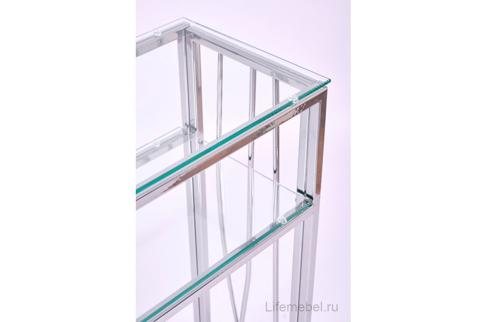 Консольный столик Toffee прозрачный / хром