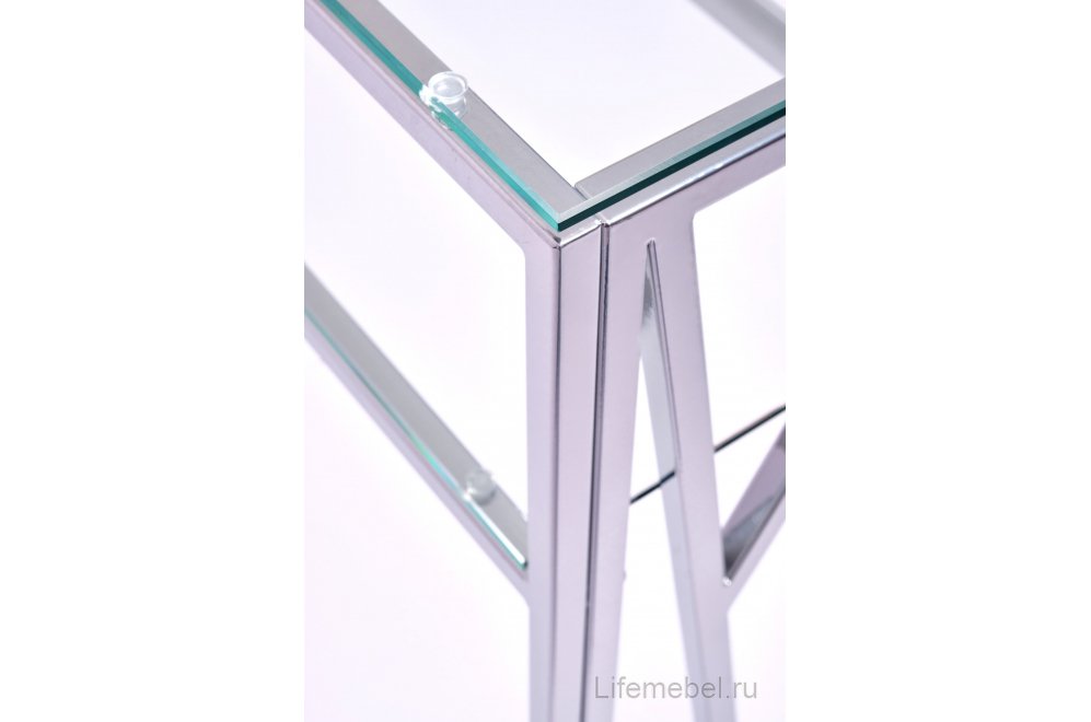 Консольный столик Jazzy прозрачный / хром