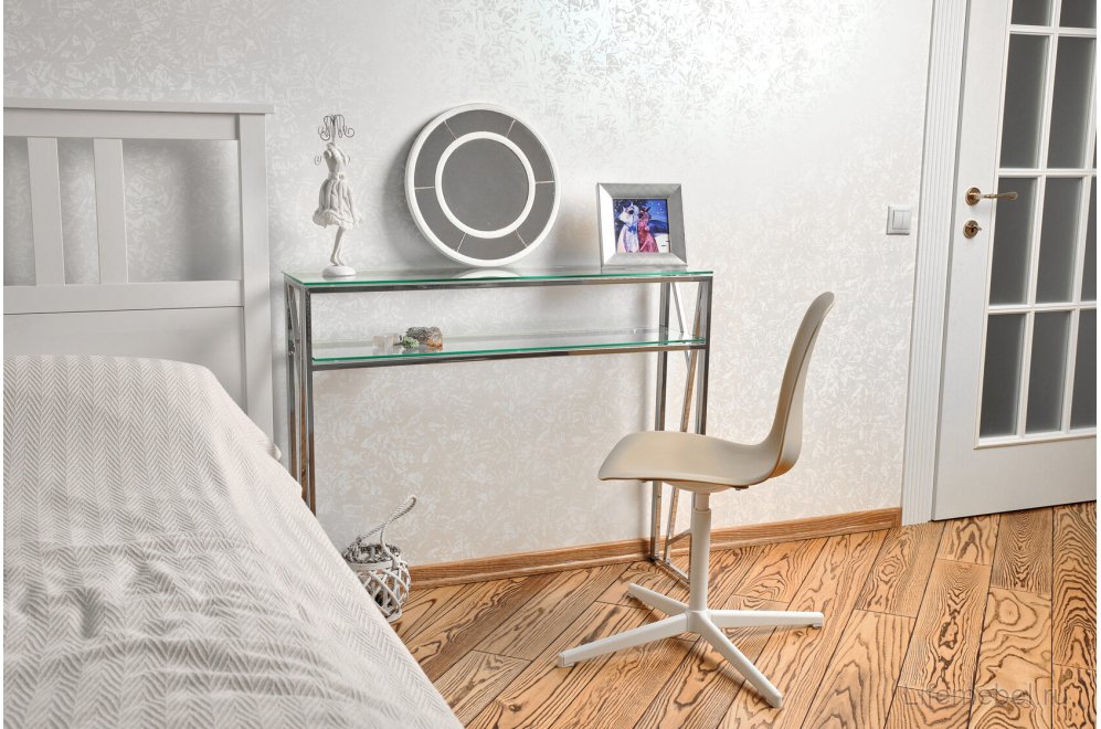 Консольный столик Jazzy прозрачный / хром