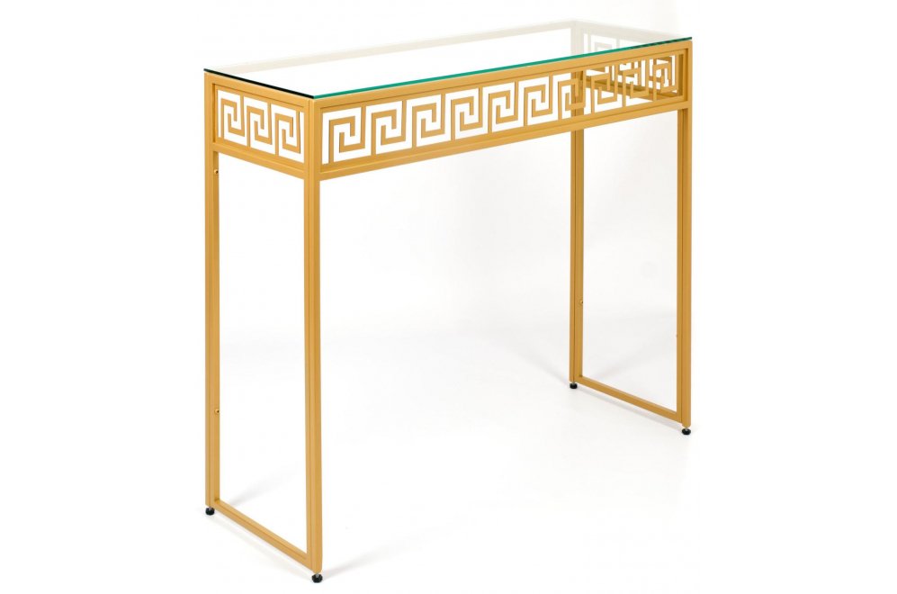 Консольный столик Confetti прозрачный / золото