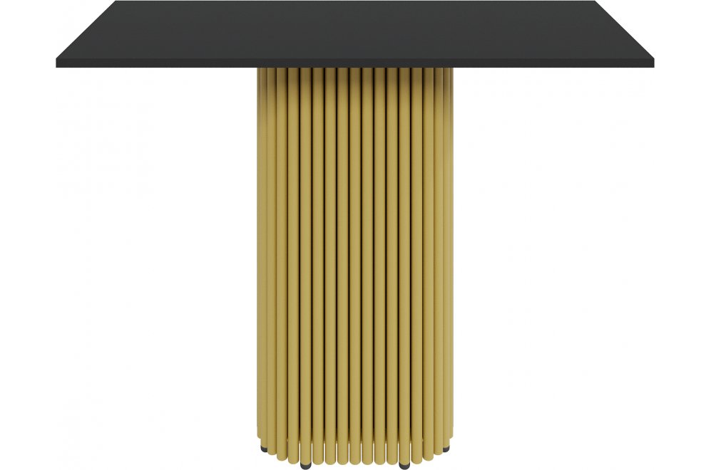 Консольный столик Trubis Wood 35x75x100 черный / золото