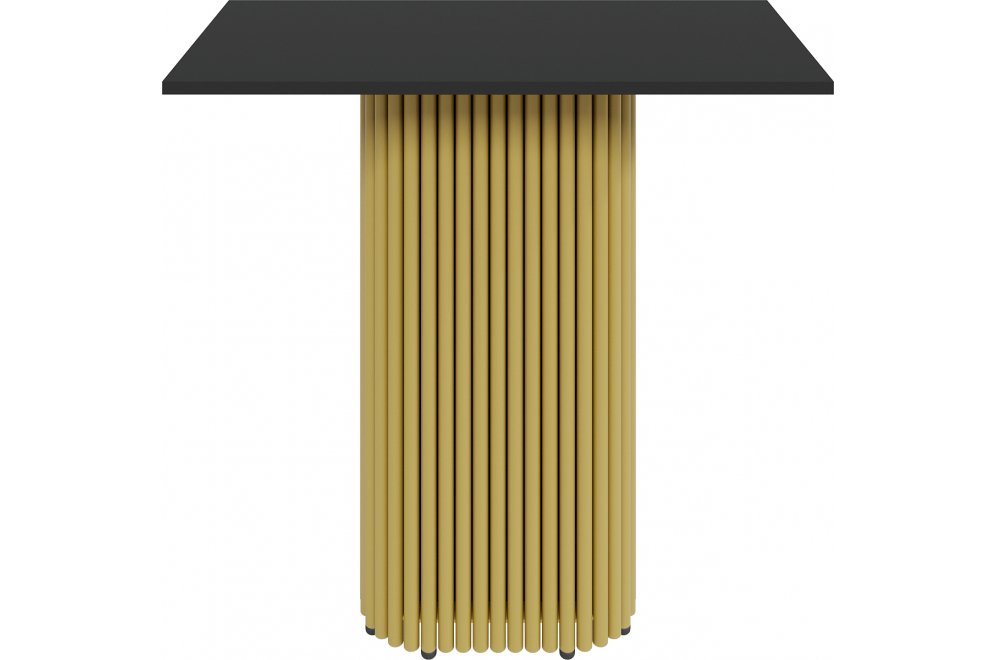 Консольный столик Trubis Wood 35x75x80 черный / золото