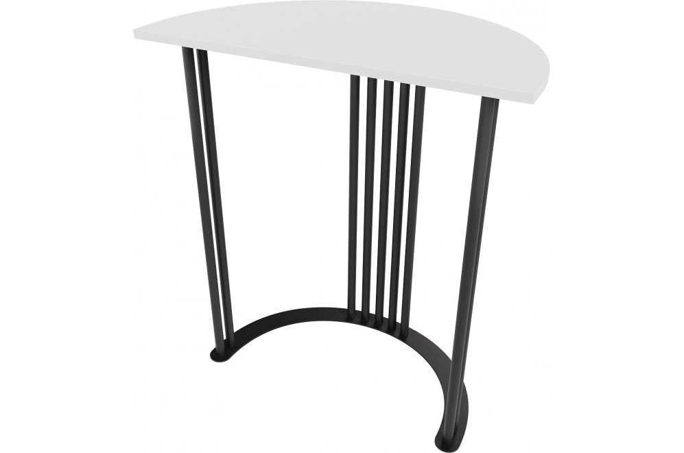 Консольный столик Violur 40x75x70 белый / черный металл