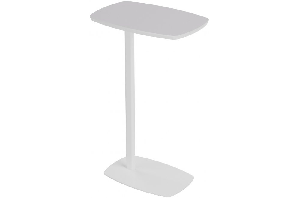 Приставной столик Дей белый / белый
