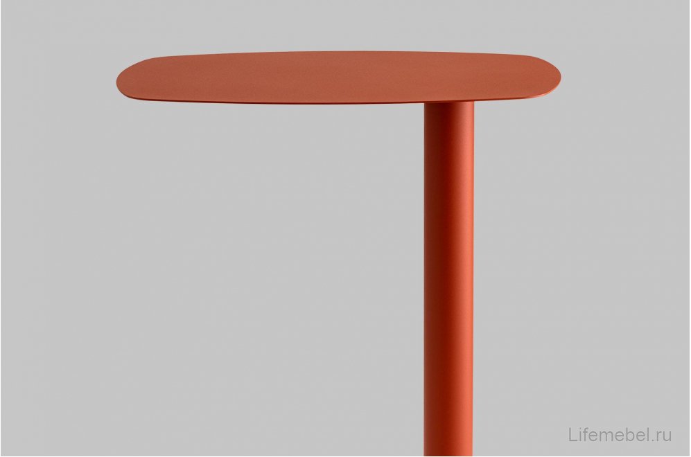 Приставной столик Lanor L металл красный