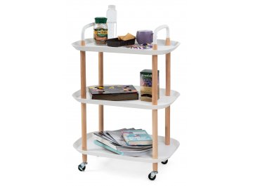 Сервировочный столик Case 56х35х82 white