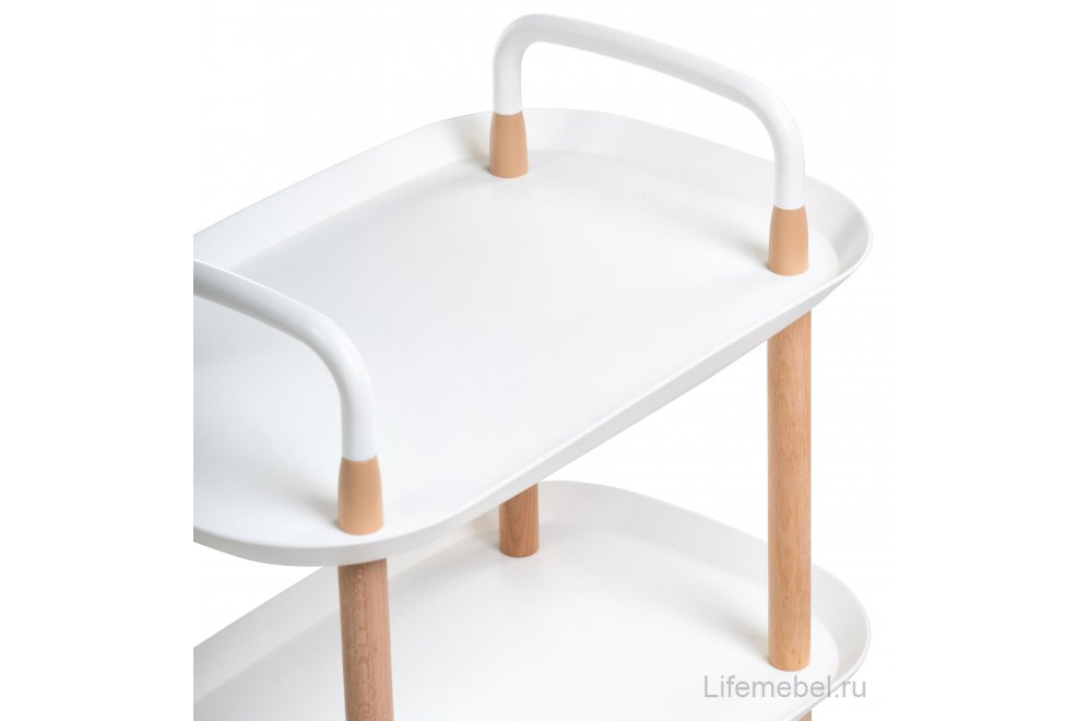 Сервировочный столик Case 56х35х82 white