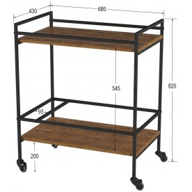 Сервировочный столик Калифорния Спич