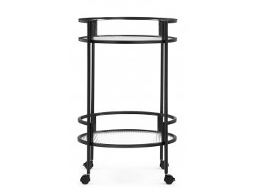 Сервировочный столик Kotani 50х79 black / clear