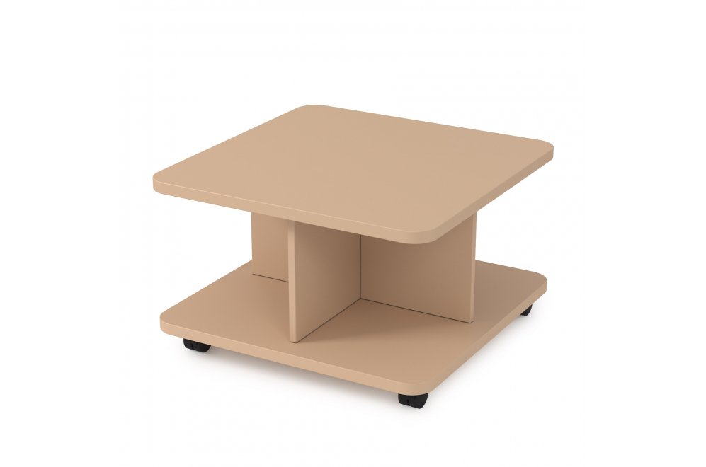 Стол журнальный квадратный BALANCE (640*640*400) NEW mokko